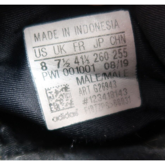 Adidas Shoes Men 8 Athletic Trainer SenseBoost Running Sport Active Casual Black - Picture 16 of 16